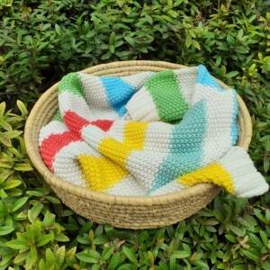 Organic, Cotton, Knitted, Blanket, New born, Gots certified